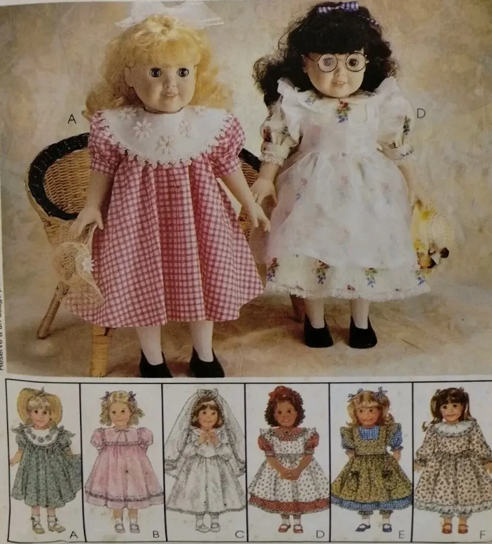 1998 McCall’s Crafts Pattern 9207 - Clothes for 18
